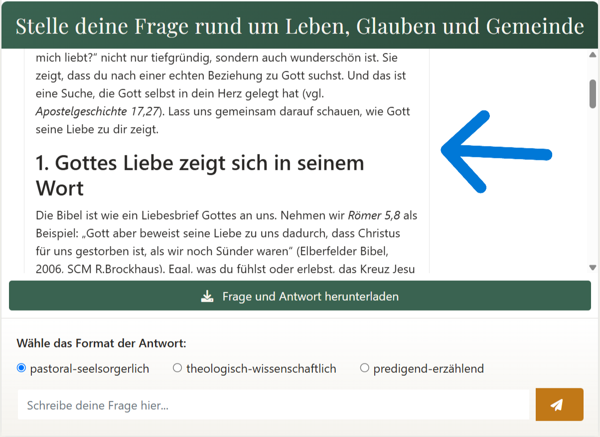 How-ti Antwort erhalten